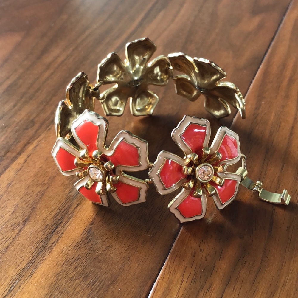 J Crew Flower Bracelet